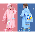 Miniatyrbild 3 av 6: Regnrock för barn Flickor Pojkar Regn Poncho Regnjacka Regnjacka Andas Vattentät Ocmne Piece Lättvikts Jumpsuit för utomhusbruk Regn Softshelljacka