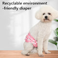 Miniatyrbilde 5 av 7: Vaskbare Hundefiler for Hannhunder (Pakke med 3), Gjenbrukbare Magebånd for Hannhunder, Mageinnpakning for Hannhunder