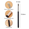 Miniatyrbilde 2 av 5: Eyeliner-kost, øyenbrynskost, flat kost, laget av bionisk fiberhår