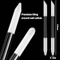 Miniatyrbillede 2 af 8: Glas Neglebåndspusher, Neglefiler Manikyr Stick Neglepleje, Tjekkisk Præcisionsfiling Neglebåndsfjerner