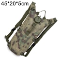 Pikkukuva 2 / 5: Ulkoilmapyöräilyyn tarkoitettu hydratointireppu, jossa on 3L:n lineri ja armeijan camouflage-kuviointi