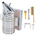Miniatyrbillede 2 af 8: 6 stk./sæt Biavl Starter Kit Biavl Ryger Rammegreb Afkapningsgaffel Biavl Foderbørste Skraber Værktøjer