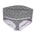Miniatyrbilde 2 av 3: Leopard Lace Justerbar Graviditetsundertøy Høy Midje Gravide Kvinner Bomullsundertøy X(L)