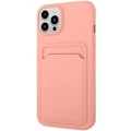 Miniatyrbild 8 av 8: iPhone 12 Pro Max, Schale, Kortfack, Liquid, Rosa Rosa