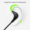 Pikkukuva 4 / 5: Langattomat Bluetooth-urheilukuulokkeet Stereo-nappikuulokkeet niskapannalla ja mikrofonilla