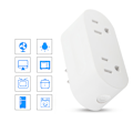Miniatyrbillede 4 af 7: Trådløs Wifi Stemme APP Kontrol Smart Stikkontakt Energiovervågning Udtag Sokkel til Hjem Assistent