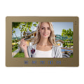 Miniatyrbild 6 av 8: 10-tums Videodörrtelefon med 3 Monitorer, Nattseende, Intercom, Dörrklocka, Hemåtkomst System 100-240V(UK)