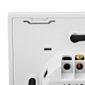Miniatyrbild 4 av 8: WiFi RF Ljusströmbrytare Touchkontroll Vattentät Glaspanel Stöd för Röststyrning Smart Väggströmbrytare 10A AC80‑260V