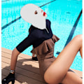 Pikkukuva 5 / 5: Uimapipo Facekini Kasvojen Bikinit Aurinkosuojamaskki