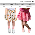 Miniatyrbilde 2 av 6: 2 stk Jente- og Småbarnshorts, Lett Shorts Avslappet Lomme Trendy Kort Bukser Elastiske Shorts
