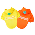 Miniatyrbillede 1 af 6: 2 Stykker Vinter Hund Hoodie Trøjer, Varme Hundeklæder til Små Hunde, Frakke Tøj til Hvalp Kat (Gul+Orange)