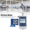 Miniatyrbillede 4 af 4: DC24V 5.5A 2200 o/min Snekkegearreduktionsmotor 90W Høj effekt 10 o/min Reductionsforhold 220 o/min Udgangshastighed