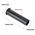 Miniatyrbild 1 av 2: 4 st små subwoofer-högtalare inverterade rör 26mmx95mm för surroundhögtalare under 3 tum