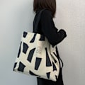 Miniatyrbillede 4 af 5: Tote Bag til Kvinder, Genanvendelige Indkøbsposer, til Julegaver, Shopping & Strand