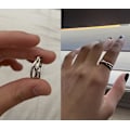 Miniatyrbild 2 av 7: Ångestdämpande ring för kvinnor, spinnerring för ångest, fidgetring, ångestdämpande ring, fidgetring, spinnerring för ångest, stressring, anti-ångestdämpande ringar för