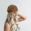 Miniatyrbilde 4 av 6: 6 stk Hodebånd for Kvinner Boho Bredt Hodebånd Knutet Hode Wraps Turbaner Hårtilbehør
