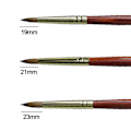 Miniatyrbild 2 av 6: 3-pack nagelborste-set, Kolinsky akrylnaglar för akryl applicering, nagelförlängning för salong DIY