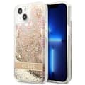 [RM]Guess iPhone 13 mini Skal Paisley Liquid Glitter - Guld Guld Guld 90