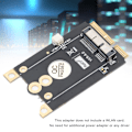 Miniatyrbild 6 av 6: Adapterkort Mini PCI‑E till BCM94630 Konverterare för Windows 7 / Windows 8 / Windows 8.1