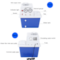 Miniatyrbild 6 av 6: Cirkulerande Vattenvakuumpump för Forskningsutrustning PTFE Typ Lyft 8 Meter 180W 60L/minAU-kontakt 220V