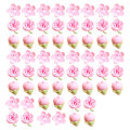 Miniatyrbilde 1 av 5: 60 stk Harpiks Blomster Flatback Knapper for DIY Hårklipp Hodebånd Scrapbooking Pynt