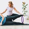 Miniatyrbilde 3 av 5: AeroPilates Magic Circle | for Matte & Reformer Trening | Polstrede Skumgrep