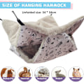 Miniatyrbillede 2 af 7: Hængende Hammock til Små Dyr, Burlegetøj til Hamster, Ferret Bunkbed