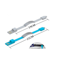 Miniatyrbild 3 av 5: 21cm Kreativ Bärbar Armband för iPhone Datakabel iOS Android Typ-c Armband Mobiltelefon Laddningskabel Nödströmkabel för Apple Grön