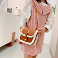 Miniatyrbillede 4 af 6: Plys taske Børne crossbody taske mode mini pige skuldertaske