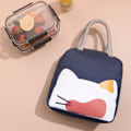 Miniatyrbillede 6 af 6: Vandafvisende Bento Box til frokost - Genanvendelig Termisk Tote Taske til Kontorarbejdere, Picnic, Vandreture, Strand og Fiskeri