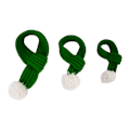 Miniatyrbillede 5 af 6: Hunde- og kattescarfs strikkede katte- og hundetøj kattescarfs kæledyrsgrønne scarfs