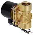 Miniatyrbillede 6 af 8: Messing Elektrisk Solenoidventil Følsom Respons Normalt Lukket Luftventil til Automatisering Udstyr AC220V