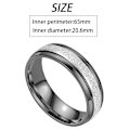 Miniatyrbillede 3 af 6: 6 mm Titanring i Rustfrit Stål Smykker Frostmat Mænds Ring Bryllupsbånd Komfortpasform Størrelse 7,8,10,11