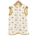Miniatyrbillede 1 af 5: Efterårs- og vinterbaby bomulds-onesie pyjamas ærmeløs sovepose børns tynd bomuldsvest