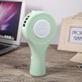 Pikkukuva 1 / 2: Kannettava Mini USB-Latautuva Terävättömän Tuuletin Lehdettömän Käsikäyttöinen Tuuletin Toimisto- ja Kotikäyttöön Vihreä