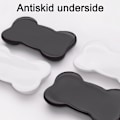 Miniatyrbillede 4 af 5: Håndledsstøtte til tastatur, behagelig silikonefyld, skridsikker, læder sød knogle