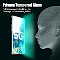 Pikkukuva 3 / 5: 2-Pack Privacy Näytönsuoja Samsung A52S - Karkaistu Lasi 9H - Super Laatu 3D