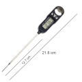 Miniatyrbild 5 av 8: Digital Instant Read Kötttermometer med Högprecisionstemperaturgivare, Elektrisk Matlagningstermometer för Kök Grill BBQ Rökare