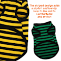 Miniatyrbillede 7 af 8: 6 Stykker Bomuld Ærmeløse Hvalpe T-shirts Åndbare Kæledyrs Tøj Tank Top Farverige Hvalp