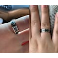 Miniatyrbild 5 av 7: Ångestdämpande ring för kvinnor, spinnerring för ångest, fidgetring, ångestdämpande ring, fidgetring, spinnerring för ångest, stressring, anti-ångestdämpande ringar för