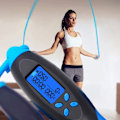 Miniatyrbild 4 av 5: Digital Hopprep med Räknare, Justerbar Viktad Sladdlös för Fitness, Träning, Boxning, Gym etc.