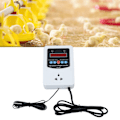 Miniatyrbillede 6 af 8: 1500W Drivhuse Temperaturregulator Digital Lufttemperaturregulator Termostat LCD Display 10A EU Stik 220V