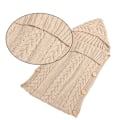 Miniatyrbild 3 av 5: Nyfödd Baby Wrap Swaddlefilt Stickad Sov-Säck