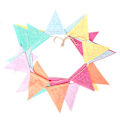 Miniatyrbillede 2 af 2: Dobbeltsidet Farverige Flag Pennants Multicolor Banner Bunting til Fest (16.4ft 24stk)