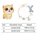 Miniatyrbillede 5 af 8: Hunde- og Katteperle Halskæde Bling Tilbehør Bånd Kærlighed Charm Vedhæng Kæledyr Hvalp Smykker til Hunhvalp Chihuahua Yorkie Justerbar Håndlavet