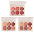 Miniatyrbillede 1 af 5: 3 stk. pudderrougepalette, kontur og highlight pudderrougepalette mat pudderrouge
