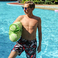 Miniatyrbillede 4 af 7: 2-Pak Premium Swimming Pool Float Hammock, Multifunktionel Oppustelig Hammock (Saddel, Lounge Stol, Hammock, Drifter), Vand Hammock Lounge