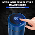 Miniatyrbild 4 av 6: Termosflaska, 480 ml vattenflaska vakuumisolerad kopp 304 rostfritt stål, LED-pekskärm temperaturdisplay, smart kopp förseglingsflaska idealisk