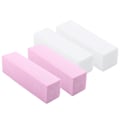 Miniatyrbild 1 av 7: 4-pack Nagelfilblock för Manikyr, Naturlig Polering, Hållbar Nagelfil för Pedikyr