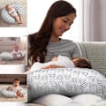 Miniatyrbilde 5 av 5: Ammingspute, støtte for babyens hode og kropp under amming og sitting